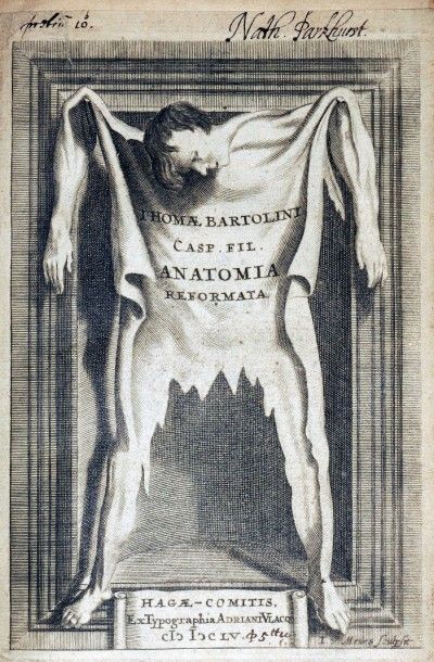 BARTHOLIN (THOMAS) Anatomia? ex Caspari Bartolini parentis institutionibus, omniumque...