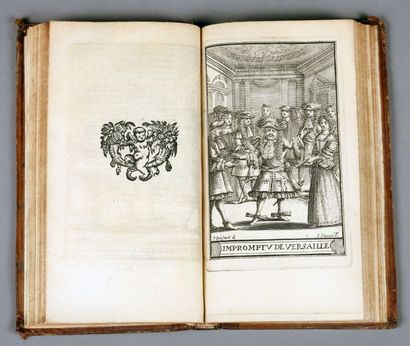 MOLIERE Les oeuvres. 6 volumes. - Les oeuvres posthumes. 2 volumes. Paris, Thierry,...