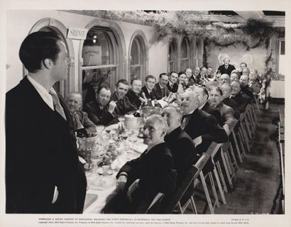 null CITIZEN KANE Orson Welles dans son film (1941). Épreuve argentique d'époque...