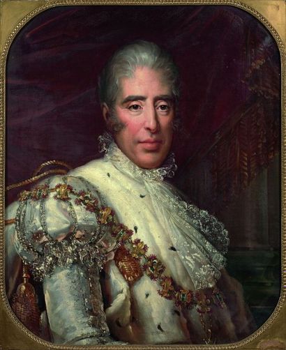 Attribué à Pascal François GERARD dit BARON GERARD (1770-1837) Portrait de Charles...