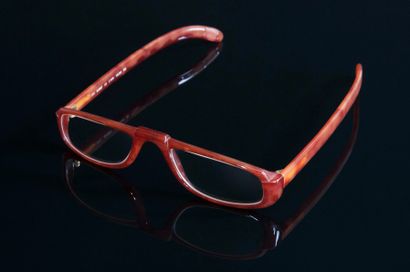null *BERNARD PIVOT (né en 1935)

Paire de lunettes de vue, monture et branches en...