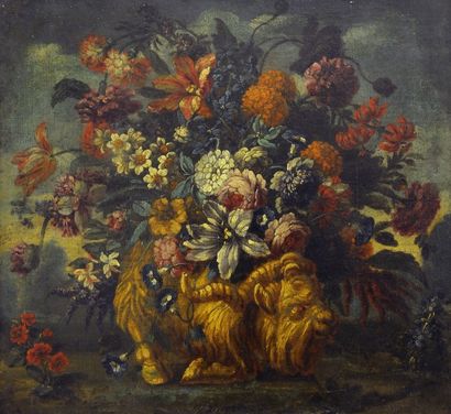 null *Dans le goût de l'école VENITIENNE du XVIIIème siècle

Bouquets de fleurs

Paire...