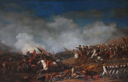 null Ecole FRANCAISE du XIXème siècle

Episode de la guerre d'Espagne (1808). L'Empereur...