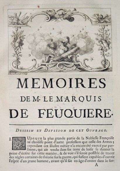 null FEUQUIERE (Antoine de Pas, marquis de). Mémoires de M. le marquis de Feuquière…...