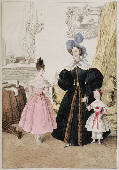 null La Mode. Revue du monde élégant. Septième année. Paris, [1835]. 2 vol. grand...