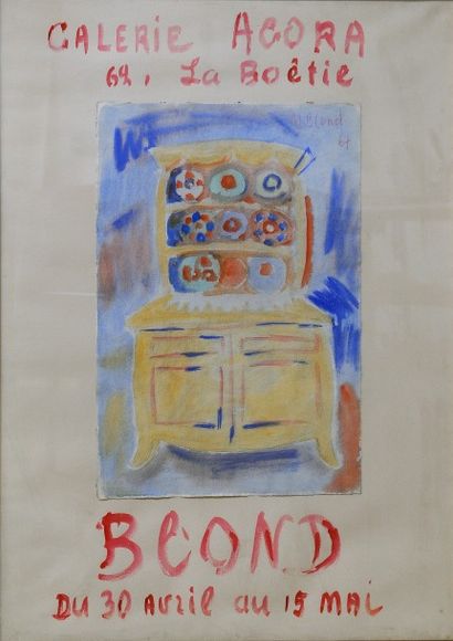 null *BLOND Maurice [Maurice BLUMENKRANTZ] (1899-1974).

Projet d'affiche pour l'exposition...