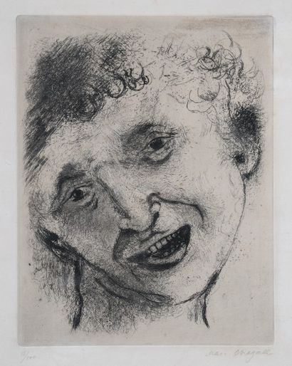 *CHAGALL Marc (1887-1985).

Autoportrait...