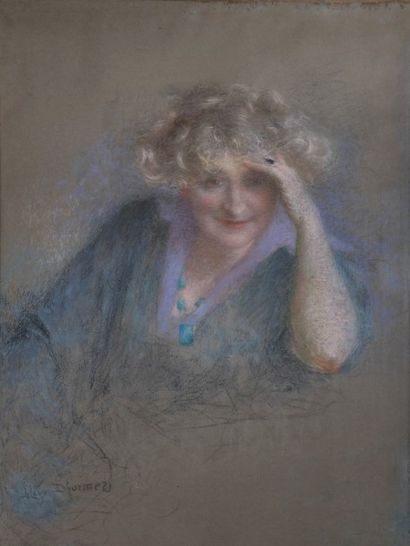LEVY-DHURMER Lucien (1865-1953).

Portrait...