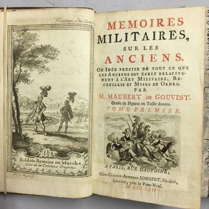 null MAUBERT de GOUVEST (Jean-Henry) Mémoires militaires, sur les Anciens. La Haye,...