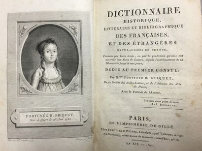 null [Femina]. BRIQUET (Fortunée B.). Dictionnaire historique, littéraire et biographique...