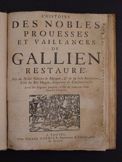 null [Livres de colportage]. Ensemble de 2 ouvrages de la Bibliothèque Bleue de Troyes.

-...