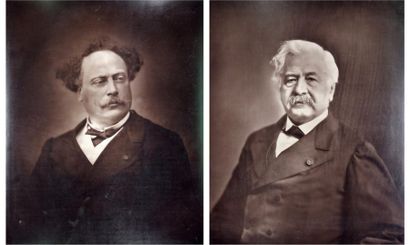 null GALERIE CONTEMPORAINE, C. 1870-1880. Alexandre Dumas fi ls, Ferdinand de Lesseps,...