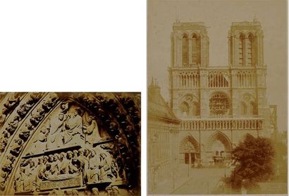 LOUIS ET AUGUSTE BISSON FRÈRES (1814-1876)-(1826-1900) Notre Dame de Paris, c. 1854....