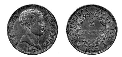 2 francs tête de nègre. Paris. 1807. (G....