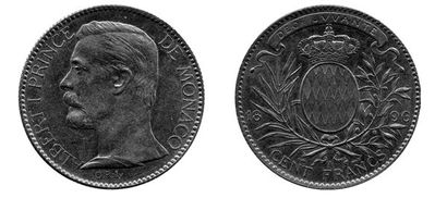 ALBERT I (1889-1922) 100 francs or. 1896....