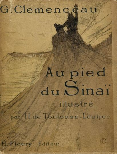 CLEMENCEAU Georges Au pied du Sinaï. Paris, H. Floury, 1898 ; in- 4 broché, couverture...