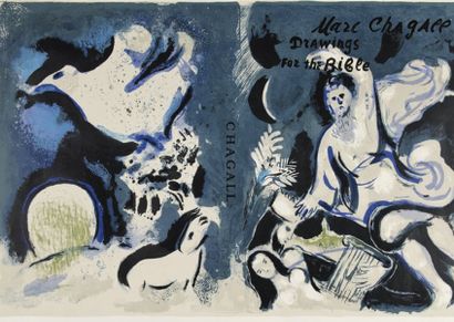 Marc Chagall Couverture de Drawings for the Bible - Verve vol. X (Nos 37 et 38)....