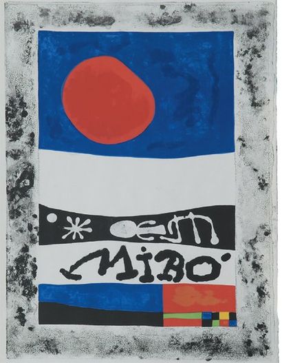 Joan MIRO (1893-1983) Exposition d'oeuvres récentes à la galerie Maeght, 1953 Lithographie...