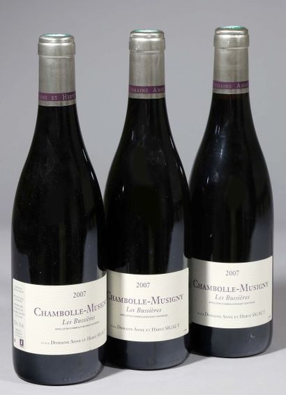3 Bouteilles Chambolle-Musigny 1er cru 