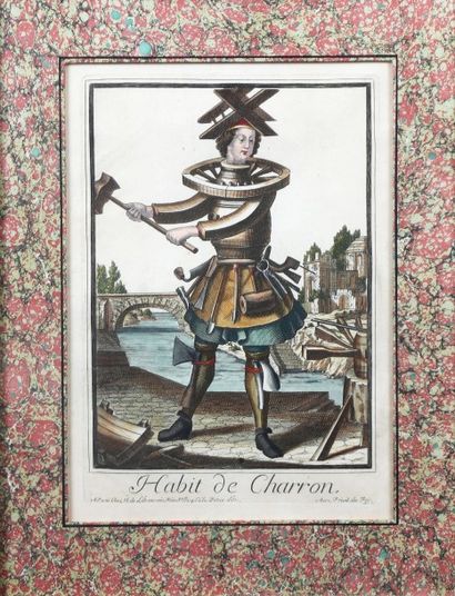 null [LARMESSIN (Nicolas de) (c.1638-1694)]. [Habits des métiers et professions,...