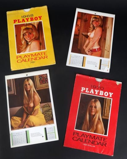 null PLAYBOY. 2 " PLAYMATE CALENDAR ".

Deux calendriers spirale in-folio sous chemise...