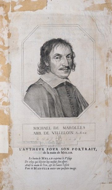 null VIRGILE. [Les Œuvre de Virgile, traduites en prose…, par Michel de Marolles....