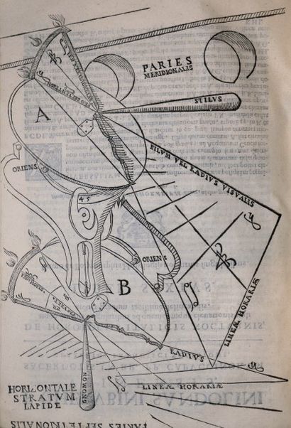 null [Gnomonique]. SANDOLINUS (Cherubinus). Nova horologiorum inventio : continens...