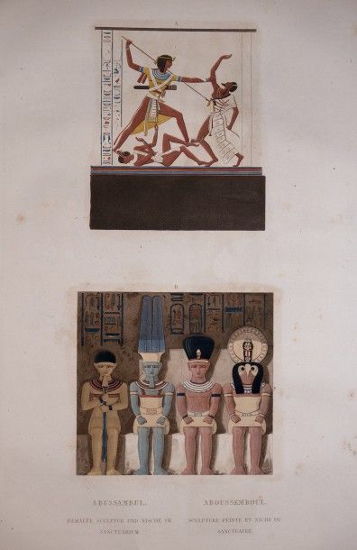 GAU (Franz Christian). Antiquités de la Nubie,...