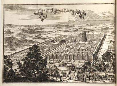 KIRCHER, ATHANASE Turris Babel, sive archontologia qua primo Priscorum post diluvium...