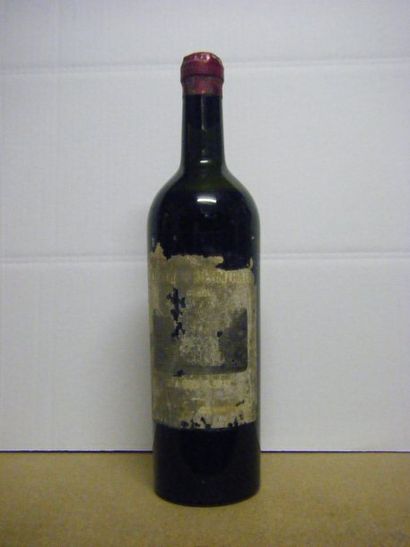 null 1 bouteille Château Desmirail 1928, 3e cru classé, Margaux, étiquette très abîmée...
