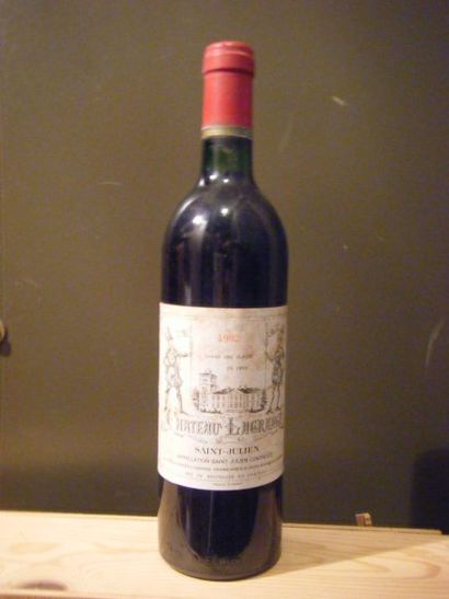  5 bouteilles Château Lagrange (St Julien) 1982