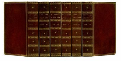 HOMÈRE L'Iliade. 3 vol. L'Odyssée. 3 vol. Paris, Rigaud, 1711, 1716 ; ens. 6 vol....