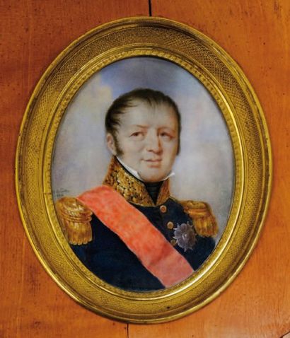 AdolpheDE LATTRE. Portrait du Maréchal Gérard, Maréchal de France le 17 avril 1830...