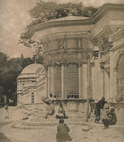 James Robertson (1813-1888) Une fontaine à Constantinople, c. 1855. Épreuve sur papier...