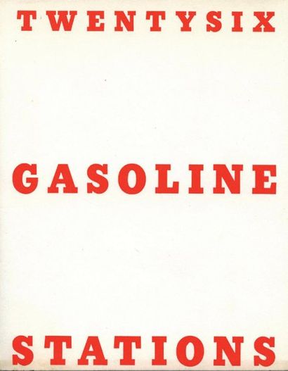 Edward Ruscha Twenty Six Gasoline Stations. 1962. Autoédition, 2ème éd., 1967, The...