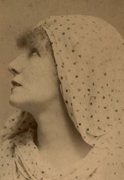 Sarah Bernhardt c. 1890.