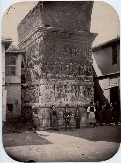 Salonique, c. 1870. Arc de Galère. Cimetière...
