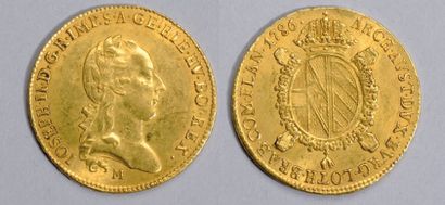 Milan. JOSEPH II (1780-1790). Sovrano. 1786. (Fr. 739a). Très Beau.