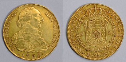 CHARLES III (1759-1788). 8 Escudos. Madrid. 1775. (Fr. 282). Très Beau.