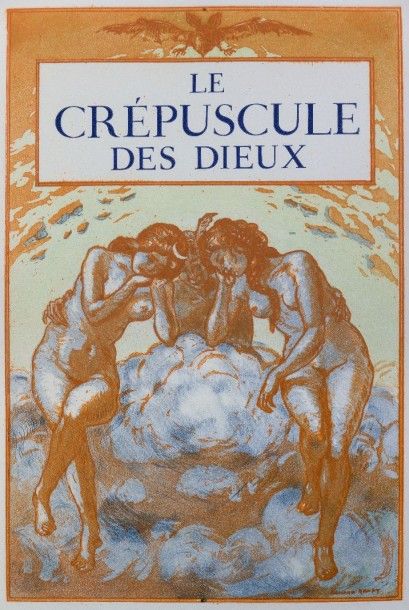 null RANFT. BOURGES (Elémir). Le crépuscule des dieux. Paris, Le livre contemporain,...