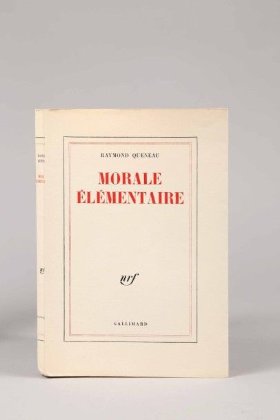 null QUENEAU (Raymond). Morale élémentaire. Paris, Gallimard, 1975. In-8, broché.

Édition...
