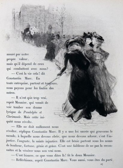 null CHAHINE. FRANCE (Anatole). Histoire comique. Paris, Calmann-Lévy, 1905. In-4,...