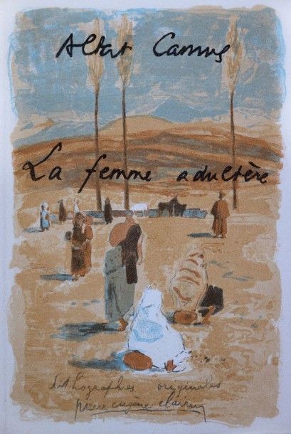 null CLAIRIN. CAMUS (Albert). La femme adultère. S. l., Originales illustrées, 1954....