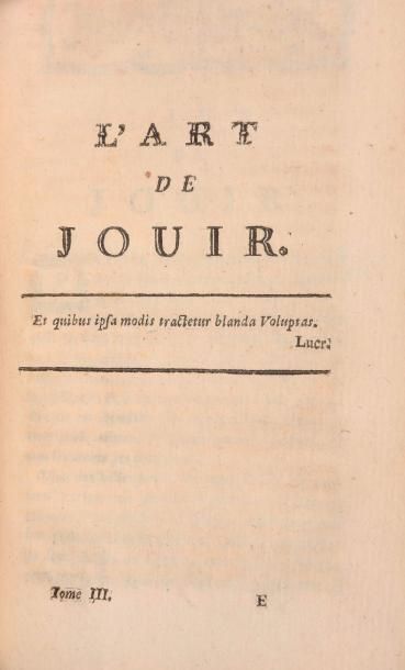 null LA METTRIE (Julien Offray de). Œuvres philosophiques. À Berlin, s.n., 1775....
