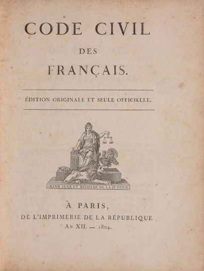 null [Droit]. Code civil des Français. Édition originale et la seule officielle....