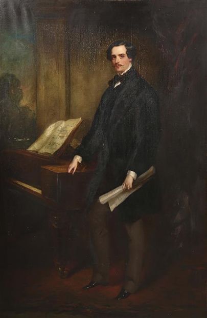 Richard BUCKNER (Woolwich, Londres, 1812-1883).
Portrait...