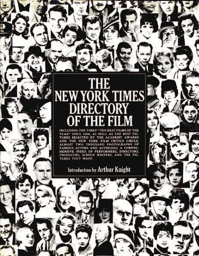 null ANNUAIRES ET DICTIONNAIRES. THE NEW YORK TIMES DIRECTORY OF THE FILM (Editions...