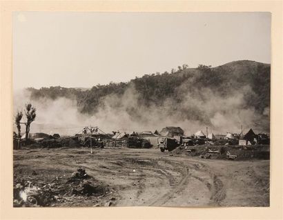 null [Vietnam]. Service de santé militaire. Album de photographies : guerre d'Indochine...