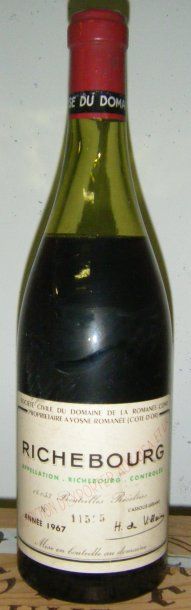 null 1 bouteille Richebourg 1967, Domaine de la Romanée-Conti, Niveau 6 cm