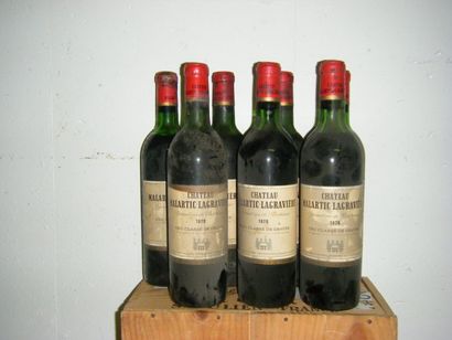 2 bouteilles Haut Brion 1970, Niveaux 4 ...